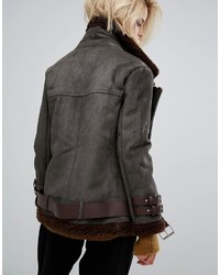 Veste motard olive J.o.a.