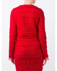 Veste ornée rouge Givenchy