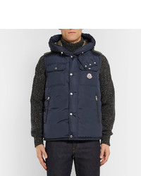 Veste sans manches bleu marine Moncler