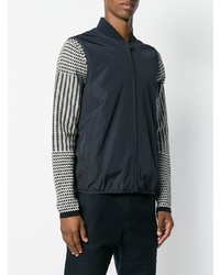 Veste sans manches bleu marine Z Zegna