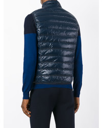 Veste sans manches bleu marine Ea7 Emporio Armani