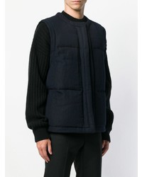 Veste sans manches bleu marine Jil Sander