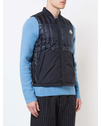 Veste sans manches bleu marine Moncler