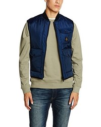 Veste sans manches bleu marine