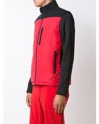 Veste sans manches géométrique rouge Aztech Mountain