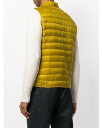 Veste sans manches jaune Herno