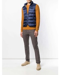 Veste sans manches matelassée bleu marine Paoloni