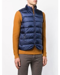 Veste sans manches matelassée bleu marine Paoloni