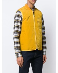 Veste sans manches matelassée jaune PS Paul Smith