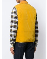 Veste sans manches matelassée jaune PS Paul Smith