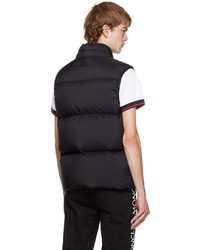 Veste sans manches matelassée noire Moncler