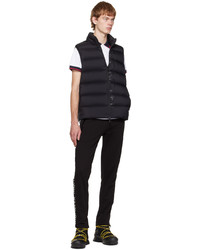 Veste sans manches matelassée noire Moncler