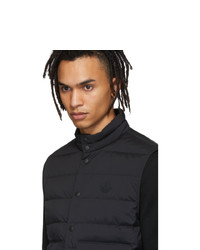 Veste sans manches matelassée noire Moncler