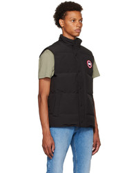 Veste sans manches matelassée noire Canada Goose