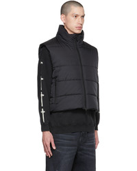 Veste sans manches matelassée noire 44 label group