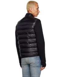 Veste sans manches matelassée noire Moncler