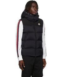 Veste sans manches matelassée noire Moncler