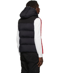 Veste sans manches matelassée noire Moncler