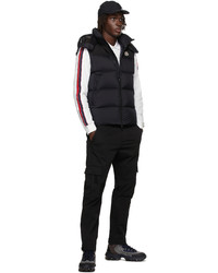 Veste sans manches matelassée noire Moncler