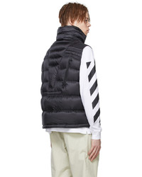 Veste sans manches matelassée noire Moncler Genius