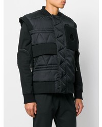 Veste sans manches matelassée noire Moncler