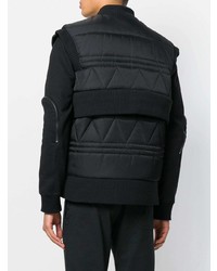 Veste sans manches matelassée noire Moncler