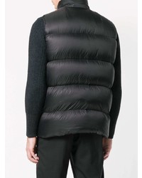 Veste sans manches matelassée noire Rick Owens