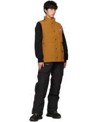 Veste sans manches matelassée tabac Canada Goose