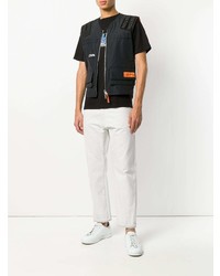 Veste sans manches noire Heron Preston