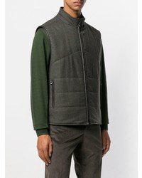 Veste sans manches olive Corneliani