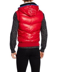 Veste sans manches rouge ReRock