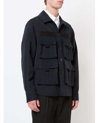 Veste style militaire bleu marine Song For The Mute