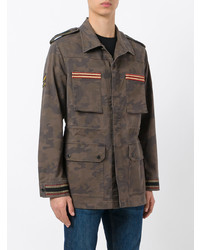 Veste style militaire camouflage olive Fashion Clinic Timeless