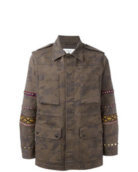 Veste style militaire camouflage olive Fashion Clinic Timeless