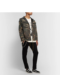 Veste style militaire camouflage olive Rhude