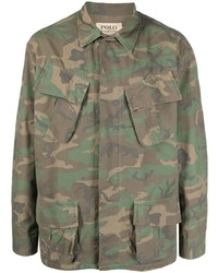 Veste style militaire camouflage olive Polo Ralph Lauren