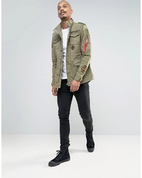 Veste style militaire olive Alpha Industries