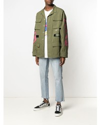 Veste style militaire olive Off-White