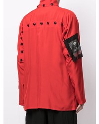 Veste style militaire rouge Yohji Yamamoto