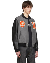 Veste universitaire gris foncé Off-White