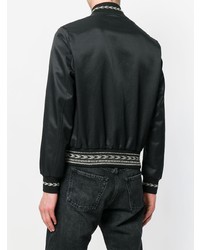 Veste universitaire noire Saint Laurent