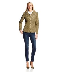 Vêtements de dessus matelassés olive